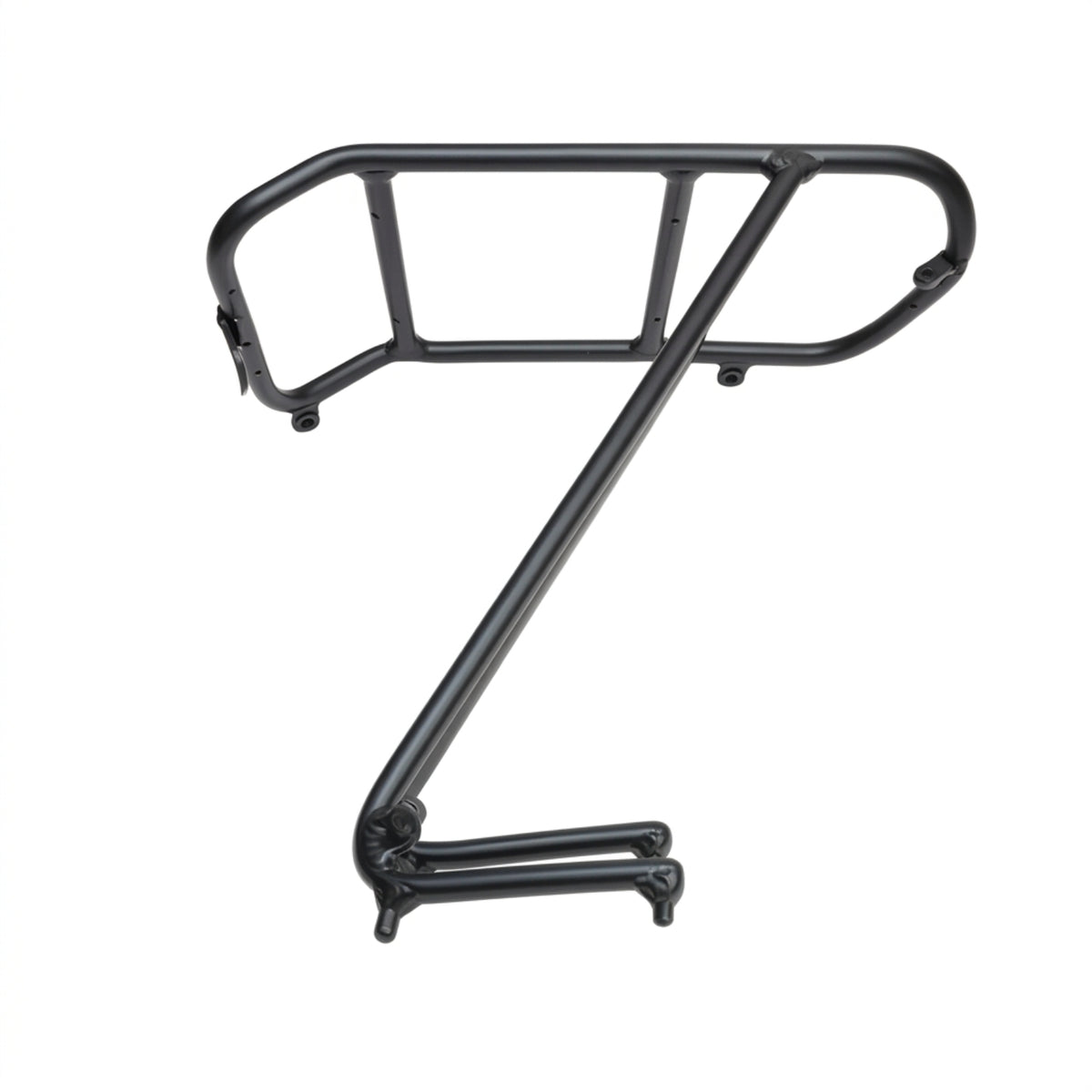 Stable Folding Bike Front Rack Bag-Compatible Front Rack with Support Arm Sturdy Solid for City Riders