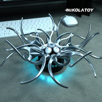 NIKOLATOY萨奇画廊现代美学视觉艺术花RGB灯带桌摆壁挂机械永生花