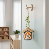 Dog House Hanging Decor Reusable Puppy Tree Ornament Festive for Garden, Nursery