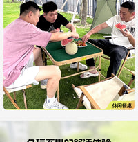 北山狼麻将桌一桌两用轻松便捷露营便携桌椅休闲娱乐户外折叠桌子