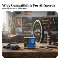 Cycle Chain Anti-Rust Gold Bike Chain Drivetrain Component Effortless Shifting High Strength for Cyclists, Trail Riding