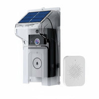 Solar Visual Entry Chime Rain Cover Smart Entry Chime Camera Two-Way Talk