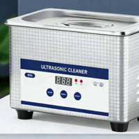 Ultrasonic Cleaner with Basket and Numeric Display Stainless Steel Digital Ultrasonic Cleaner Compact Cleaning Machine for Jewelers, Home, Workshops