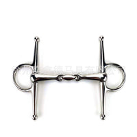 H-Ring Two-Piece Horse Bit Stainless Steel Equestrian Snaffle
