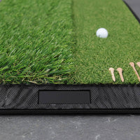 Anti-Slip Rubber Base Golf Hitting Mat Long-Lasting Construction Golf Swing Training Mat Weather Resistant Artificial Grass Practice Pad Shock Absorbent for Beginners, Indoor, Outdoor, Backyard, Home