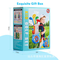 Children's Golf Training Set Toy with Hitting Mat for Indoor and Outdoor Parent-Child Interaction