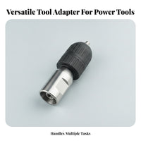 Silver Water Adapter Knurled Connector
