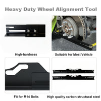 Portable Wheel Alignment Tool with Detachable Design