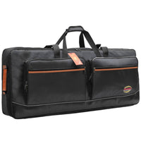 Keyboard Gig Bag with Pockets 76-Key Keyboard Case with Handle Padded for Keyboardists, Rehearsals