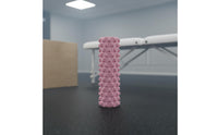 Ridged Ridged Foam Roller Cylindrical Hollow Foam Roller Rounded Ends Target Tight Muscles for Stretching