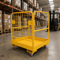 Forklift Cage Wire-Mesh Forklift Personnel Workstation Locking Pin Industrial Gear for Warehouse