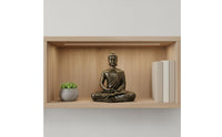 Meditating Buddha Sculpture Antique Finish Seated Buddha Figurine for Buddhists