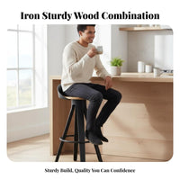 Shell spine High Stool Nordic Design Bar Chair Large Stable Base for Cafe, Guests