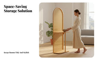 New Chinese design Freestanding Woven Panel Divider Built-in Shelves Room Partition Retro feel Display Stand Minimalist Aesthetic for Apartment Dwellers, Interior Designers, Office Workers, Entryway, Bedroom