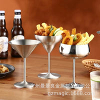 304 Stainless Steel Martini Glass, Metal Goblet, 201-300ml