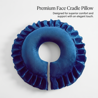 Massage Headrest Bed Face Down Pillow for Massage Tables, Face Cushion for Spa T #variant:Royal Blue