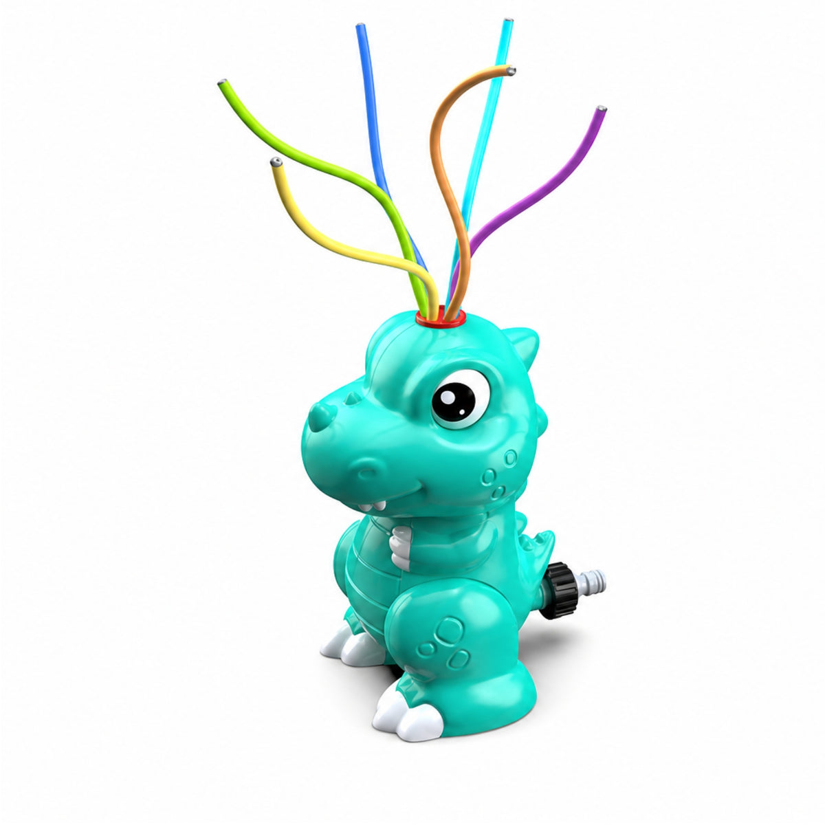 Outdoor Dinosaur Water Sprinkler Compact Sprinkler with Adapter Summer Dinosaur Water Toy Easy to Install for Toddlers