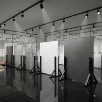 Tile and Door Display Stand Easy Assembly Floor Panel Display Rack Adjustable Panel Support Base Carbon Steel Construction