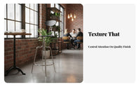 Adjustable Stool with Backrest Vintage aesthetic Seating Furniture Easy Assembly