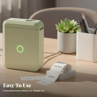Handheld Thermal Labeler Portable Design Label device Rechargeable Battery