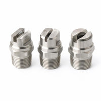 1/4 Inch Stainless Steel Flat Nozzle, Pressure Spray Nozzle, HVVL Flat Spray Head for Cleaning, Unif - 1/4 inch (DN8)