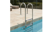 Polished Stainless Steel Pool Ladder Easy to Install Swimming Pool Ladder with Non-Slip Steps Stable Long-Lasting