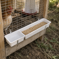 Hanging Feeding Trough for Horses, Made of Durable Plastic, Large, For Stalls and Barns