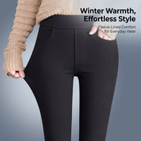 Leggings for Women UK with Extra Thick Fleece Lining for Winter, High Stretch Gym and Tights for Walking, Thermal Trousers