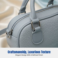 Bowling Bag, Small Square Shoulder Bag, Women's Summer Handbag, plush teddy accent, stylish Crossbody