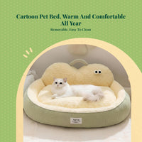 Orthopedic cat bed provides support