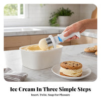 Ice Cream Scooper Lever Ice Cream Scoop ABS Plastic