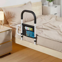 Get Up Assistance Rail Universal Fit for Most Beds Bedside Assist Handle Elderly Bed Guardrail Screwless Installation