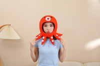 Wholesale Octopus Headgear Hat Plush Headgear Photo Prop Cartoon Headgear Performance Prop Customizable