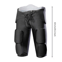 Compression Shorts with Pads Supportive Padded Shorts Breathable Apparel for Rugby