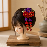 BJD OB11 GSC Doll Japanese Style Tsumami Kanzashi Hair Clip for Kimono Yukata