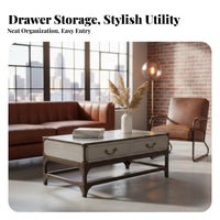 Riveted Aerospace Table Utilitarian Design Riveted Aluminum Furniture Retro Design Vintage Look for Homeowners, Lounge