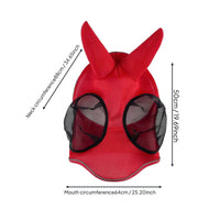 Breathable Horse Fly Mask Protection Reflective Horse Face Cover