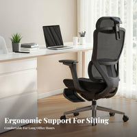 Ergonomic Mesh Chair Support Office Furniture 360-Degree Swivel