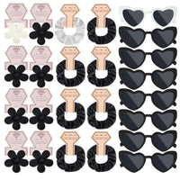 Sunglasses Set with Hair Clips Satin Gift Set with Hair Clip Playful for Parties