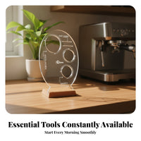 Compact Espresso Accessory Organizer