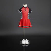 Dress Zipper Closure Costume Flared Costume Dress for Girls, Kids, Halloween