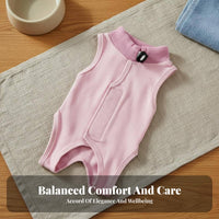 Breathable Material Cat Spay Recovery Suit Soft Material Cat Recovery Suit Easy to Wear for Veterinarians, Veterinary Medical Facility