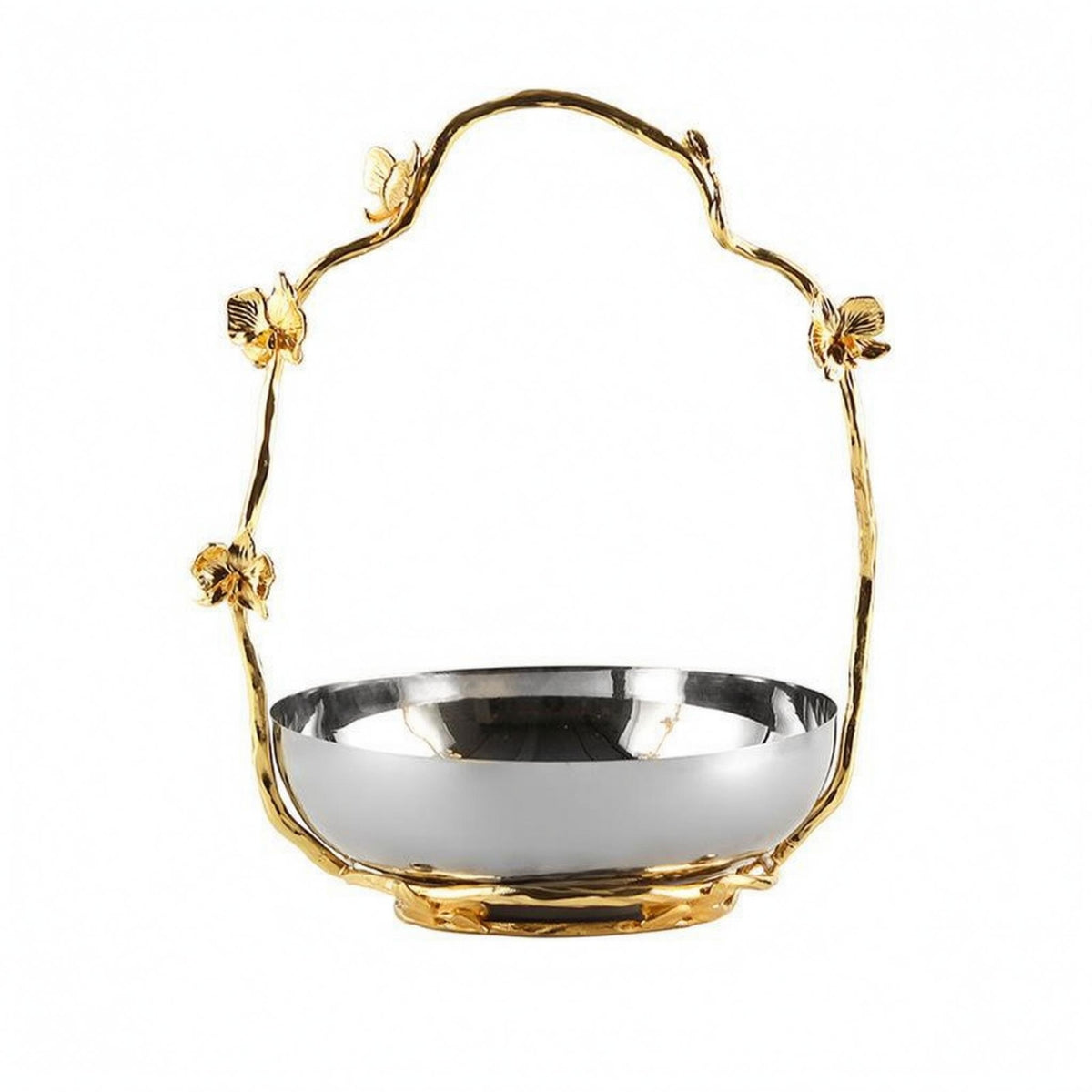 Butterfly Handle Tray Rust Resistant Dining Accessory Sturdy