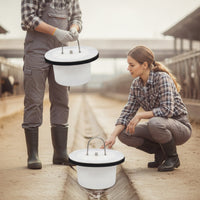 Secure-Sealing Manure Plug with Handle Easy-to-Clean Manure Drain Plug for Livestock Producers, Farmers