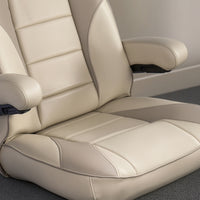 Marine Driver Seat Thick Helmsman Chair with Armrests High-Back Boat Chair for Captains