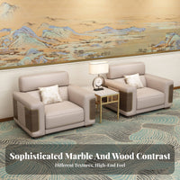 Metal Frame Accent Chair Modern Appearance and Foundation Quilted Panel Armchair Firm Density Sponge Scoil Underpinning