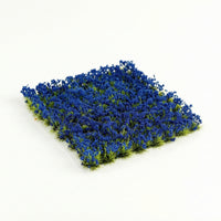 Scenery Mat with Flowers Dense Miniature Flower Cluster Low-Height for Modelers
