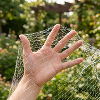 White Polyethylene Fruit Tree Netting, Garden Netting for Harvest Season, Bird Netting for Garden Protection, Plant Netting