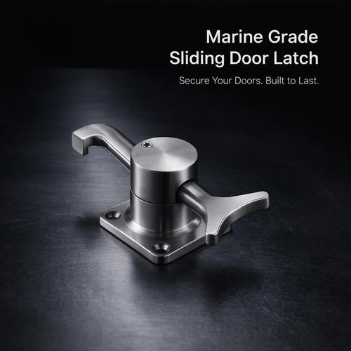 304 Stainless Steel Sliding Door Stopper, RV Door Lock, Secure Sliding Door Lock, Thick Solid Door L - Image 2