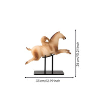 Equestrian Sport Player on Horse Equestrian Horse Statue Sculpture Sculptural Horseback Riding Ornament for Collectors, Decorators, Office